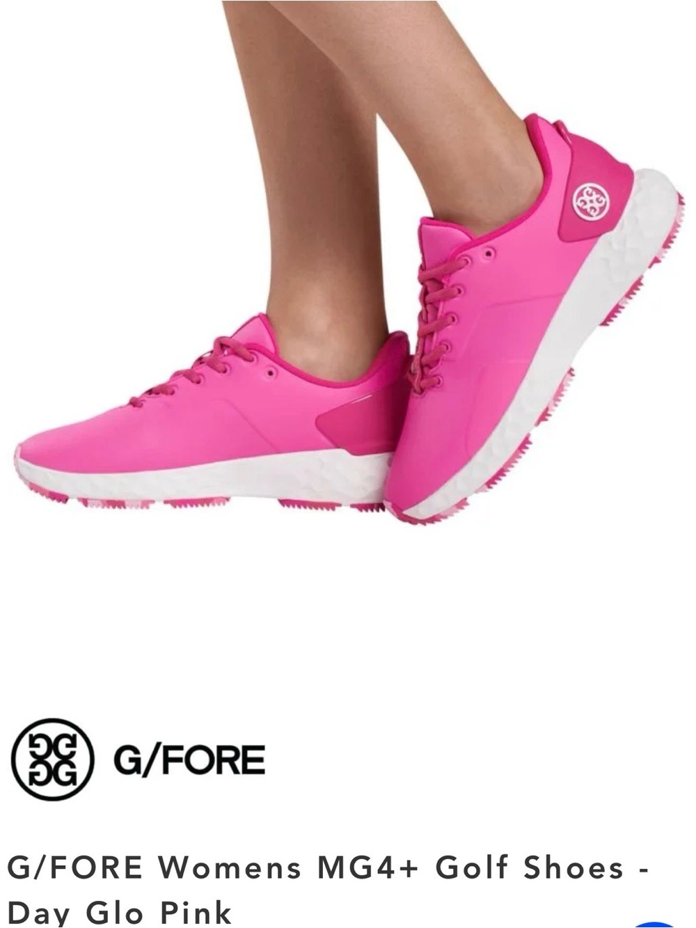 G/fore mg4+ neon pink golf shoes